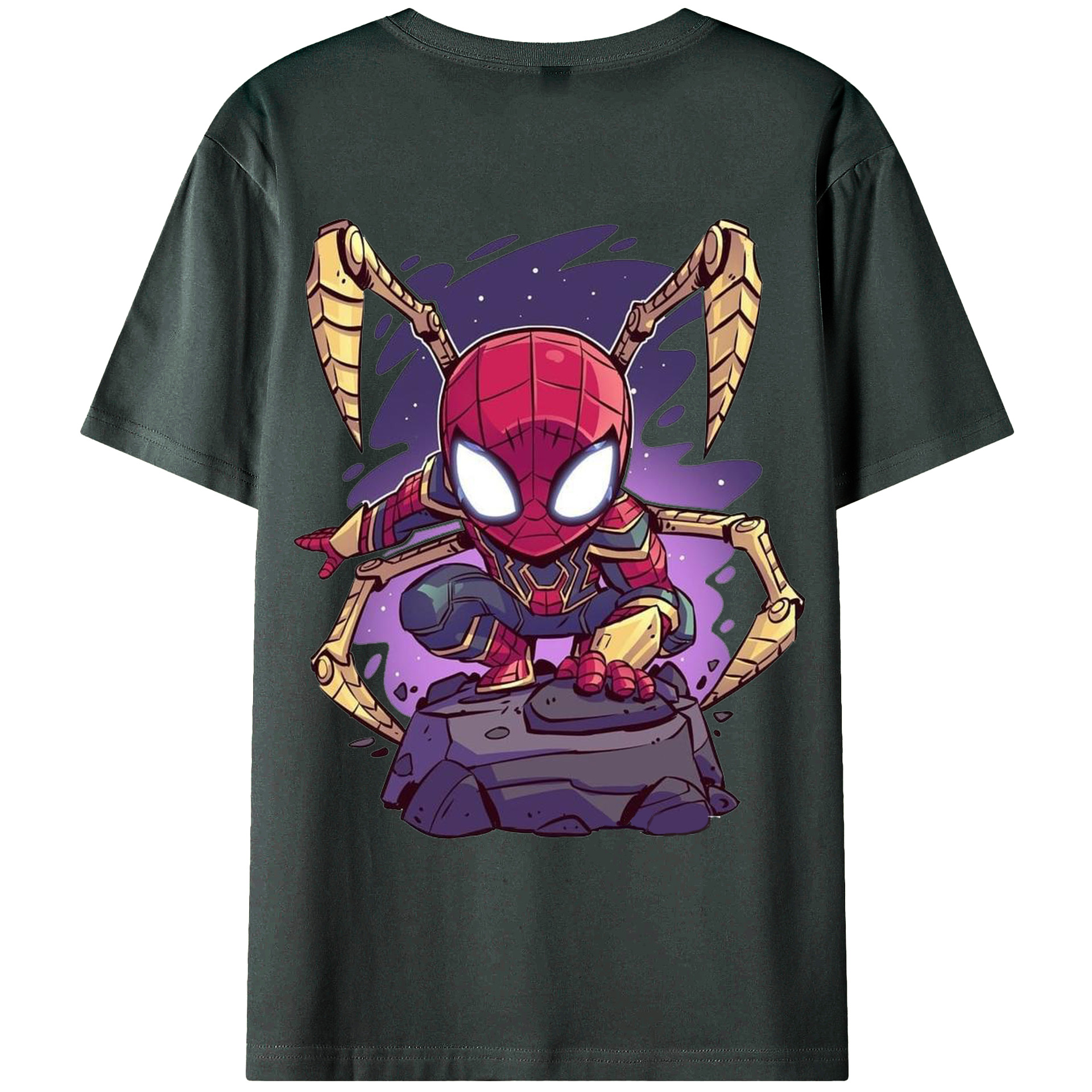 （画像用） アベンジャーズ The Avengers 綿100％ メンズ半袖Tシャツ（バックプリント） 通気性